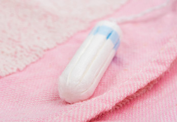 female swab on the towel