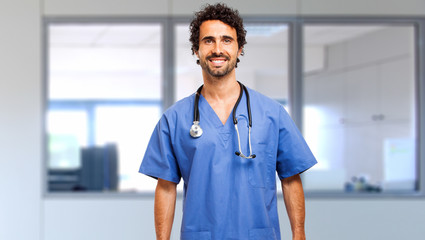 Handsome nurse