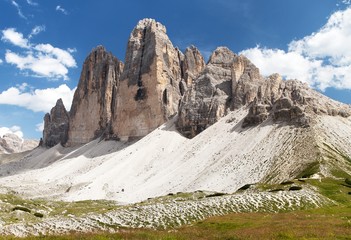 Drei Zinnen or Tre Cime di Lavaredo, Italien Alps