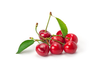 juicy ripe sweet cherry