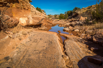 Arizona sandstone lanscapes.