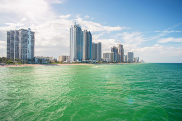 Obraz premium Miami beach, Sunny Isles Florida, USA