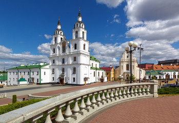 Fototapeta na wymiar Historical center of Minsk, Belarus