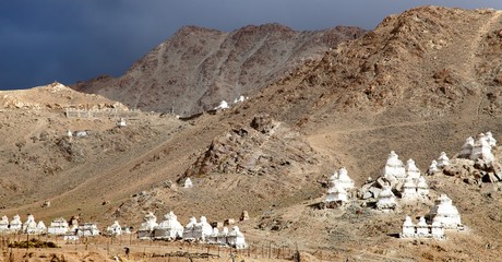 Stupas around Leh - Ladakh - India