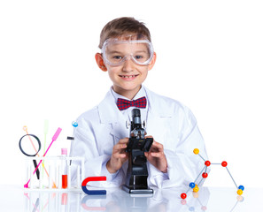 Young enthusiastic Chemist