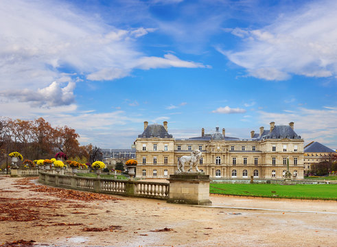 Luxembourg palace in Paris