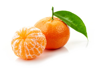 fresh ripe tangerines