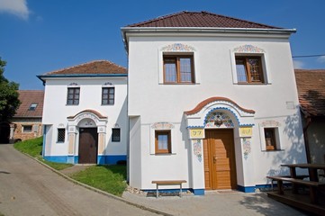 Winery in village Mutenice in Southern Moravia, Czech republic
