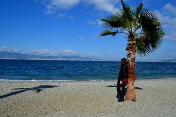 Fototapeta na wymiar Spiaggia - Reggio Calabria