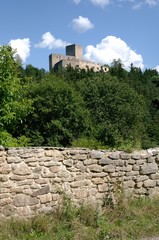 Ruins of castle Landstejn in southern Bohemia, Czech republic