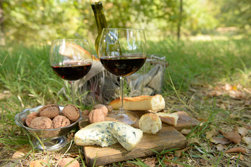 Romantic dinner, outdoors