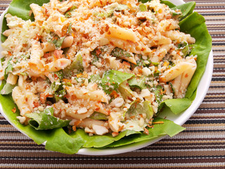 Penne salad
