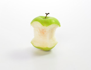 Monkey apple on white background
