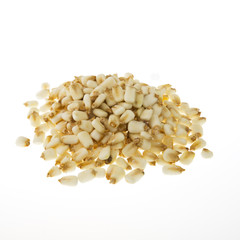Dried Hominy on White