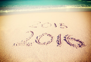 Celebrating 2016 on a tropical beach