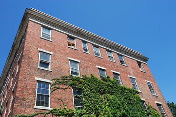 low angle view of old building