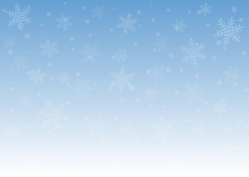 Christmas snow light blue background texture for the holidays