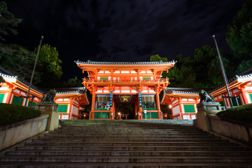 Naklejka premium 京都 八坂神社 夜景