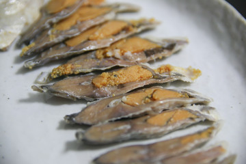 Funazushi, the fermented raw fish, Japanese food