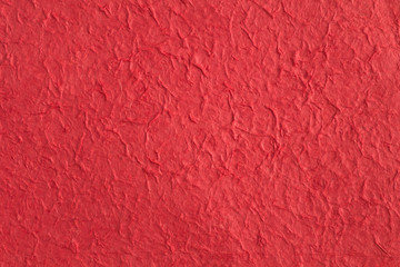 Mulberry paper texture background, red