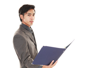 笑顔のビジネスマン