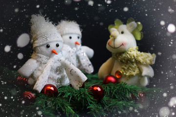 New Year decoration stuffed toys