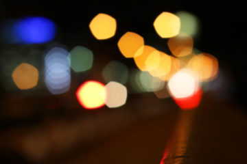 Fototapeta premium blurred colored highlights
