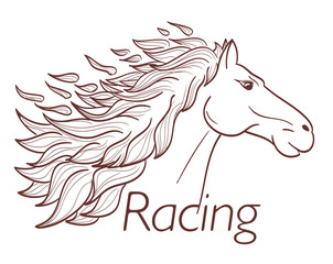 horse racing symbol