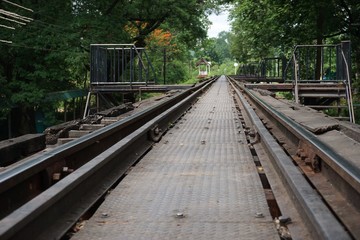 railway at The Bridge of the River Kwai