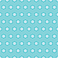 Fototapeta premium Seamless background with decorative snowflakes 