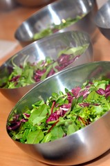 Salad with vegetables and greens