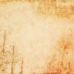 Grunge orange texture or background with  Dirty or aging.