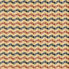 Seamless abstract zigzag pattern, textured vector illustration