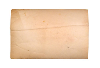 Back of an old photo