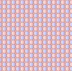 Abstract seamless pattern of circles. Background vector illustration 10 EPS