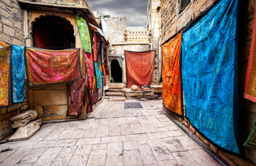 Streets of Jaisalmer fort