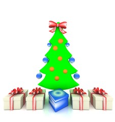 Christmas decorations Concept - 3D