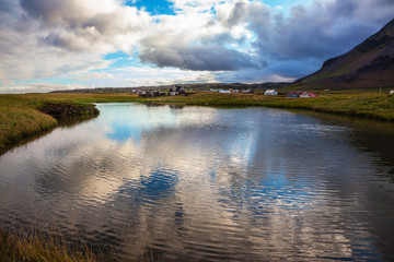 Small pond in Arnastapi