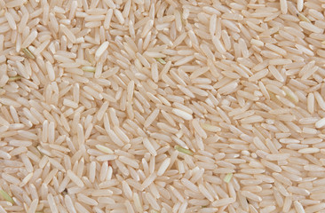 brown rice grains
