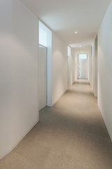 Interior of a modern house, corridor