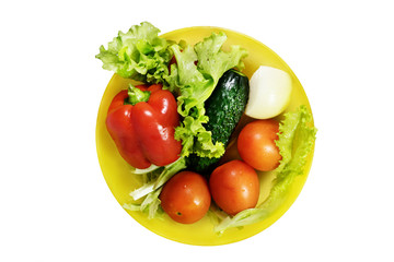 vegetables for salad