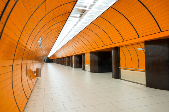 Marienplatz underground station in Munich, Germany