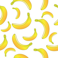 Banana seamless pattern