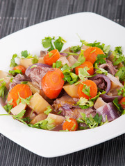 Beef stew with vegetables