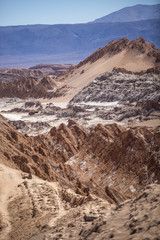 Amphitheatre is beautiful geological formation of Moon Valley