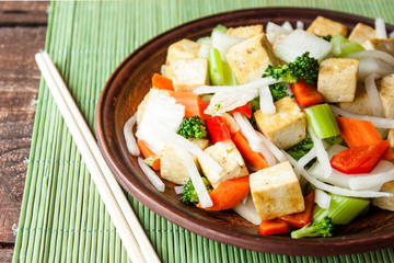 tofu with vegetables