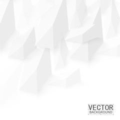 Fototapeta premium Vector background abstract polygon triangle. 