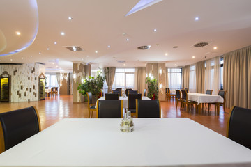 Interior of a restaurant