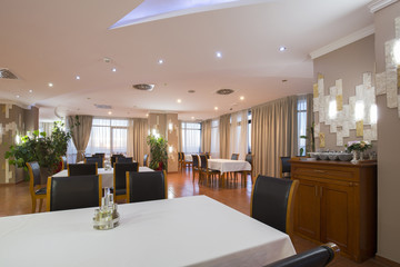 Interior of a restaurant
