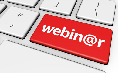 Fototapeta premium Webinar Web Workshop Concept